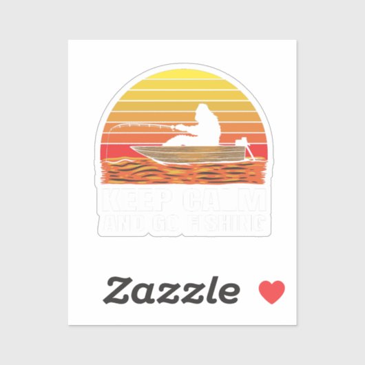 Bigfoot silhouet boottocht en vissen sticker (Vel)