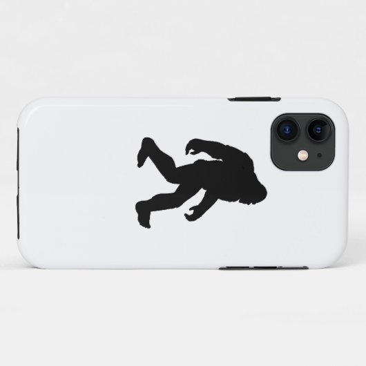 Bigfoot Silhouette Case-Mate iPhone Case (Achterkant (horizontaal))