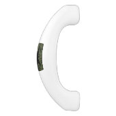 Bigfoot Silhouette op Woodland Digital Camouflage Keramische Kastgreep (Zijkant)