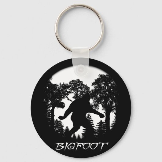 Bigfoot Silhouette Sleutelhanger (Voorkant)