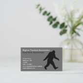 Bigfoot Silhouette Visitekaartje (Staand voorkant)