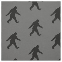Bigfoot Silhouettes Pattern Grey and Black Squatch