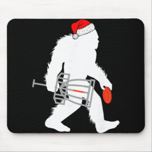 Bigfoot Sinterklaas Disc Golf Kerst Disc Golfer Xm Muismat