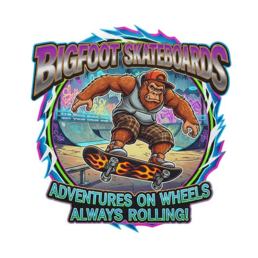 Bigfoot Skateboards-Adventure On Wheels Persoonlijk Skateboard