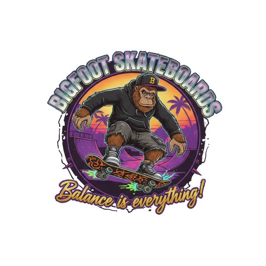 Bigfoot Skateboards-Balance is Everything Persoonlijk Skateboard