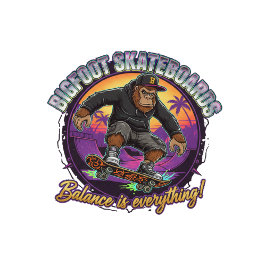 Bigfoot Skateboards-Evenwicht is Alles Persoonlijk Skateboard
