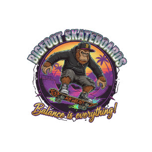Bigfoot Skateboards-Evenwicht is Alles Persoonlijk Skateboard