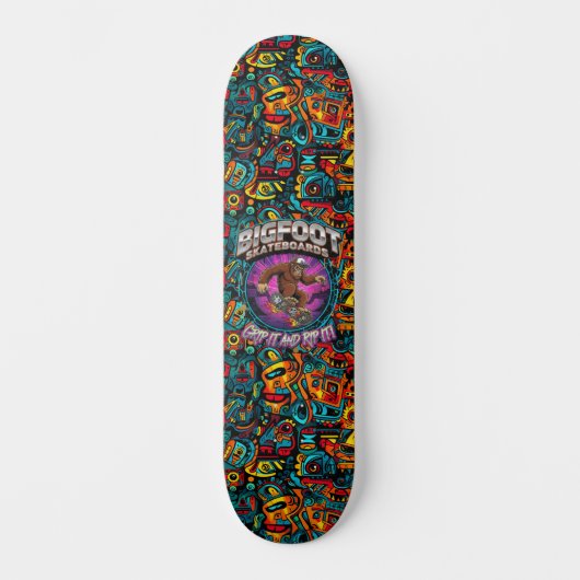 Bigfoot Skateboards-Grip It And Rip It Persoonlijk Skateboard (Voorkant)
