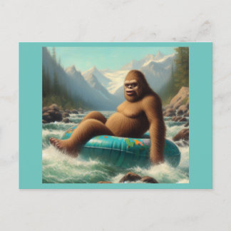Bigfoot-slang Briefkaart
