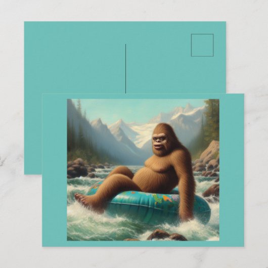 Bigfoot-slang Briefkaart (Voorkant / Achterkant)