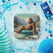 Bigfoot-slang Papieren Bordje (Feest)