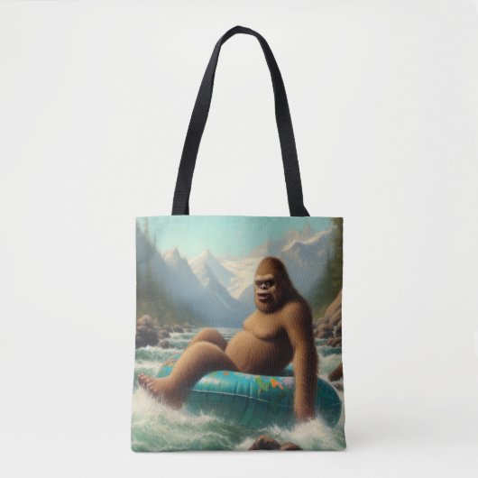 Bigfoot-slang Tote Bag (Voorkant)