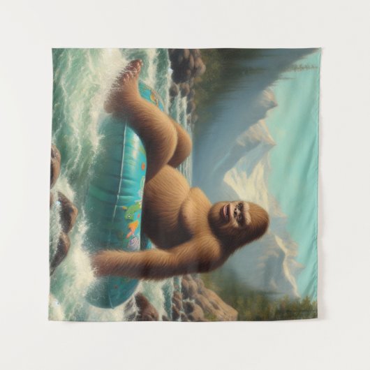 Bigfoot-slang Wandkleed (Voorkant (horizontaal))