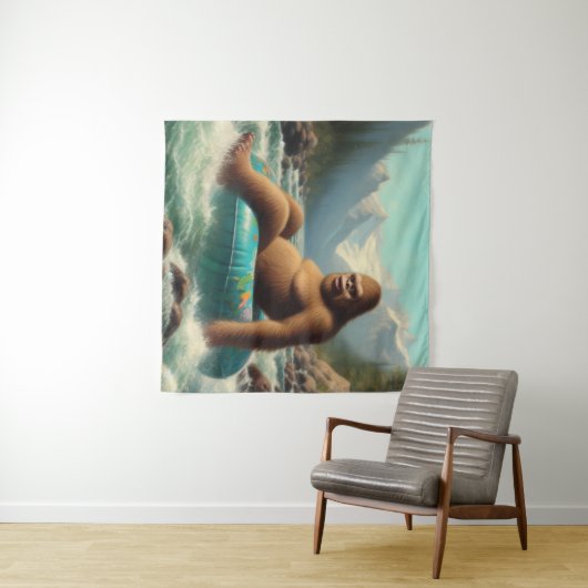 Bigfoot-slang Wandkleed (In Situ (horizontaal))