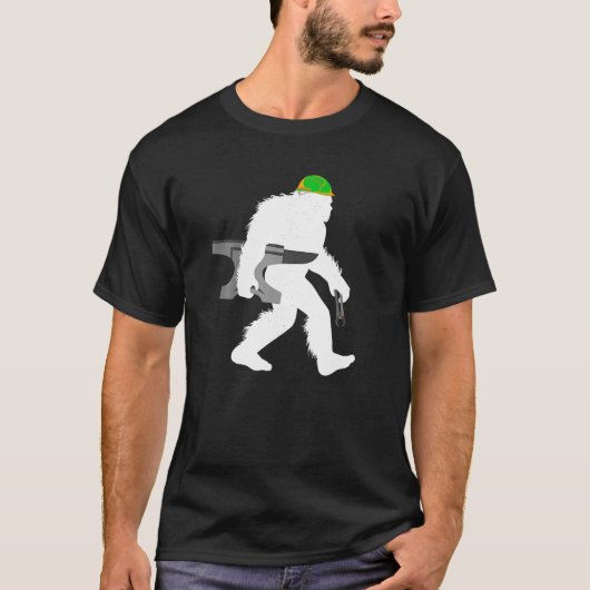 Bigfoot smeden Cryptid smid Sasquatch T-shirt (Voorkant)