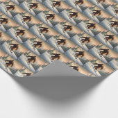 Bigfoot Snowboarding Cadeaupapier (Hoek)