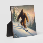 Bigfoot Snowboarding Fotoplaat (Voorkant)