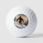 Bigfoot Snowboarding Golfballen (Voorkant)