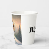 Bigfoot Snowboarding Papieren Bekers (Links)