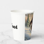 Bigfoot Snowboarding Papieren Bekers (Rechts)