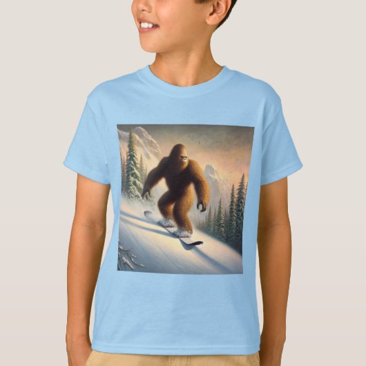 Bigfoot Snowboarding T-shirt (Voorkant)