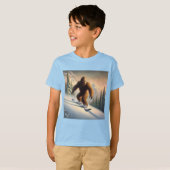 Bigfoot Snowboarding T-shirt (Voorkant volledig)