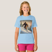 Bigfoot Snowboarding T-shirt (Voorkant volledig)