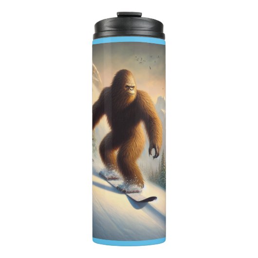 Bigfoot Snowboarding Thermosbeker (Voorkant)