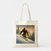 Bigfoot Snowboarding Tote Bag (Achterkant)