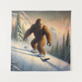 Bigfoot Snowboarding Wandkleed (Voorkant)
