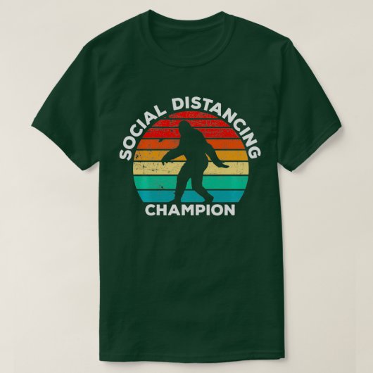 Bigfoot Social Distancing Champion T-shirt (Design voorkant)