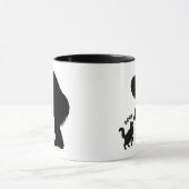 Bigfoot Speelse Langharige Kat Boop Mok (Midden)
