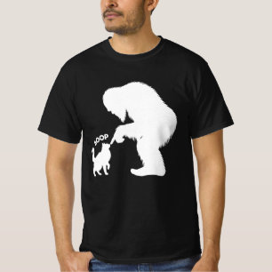 Bigfoot Speelse Langharige Kat Boop T-shirt