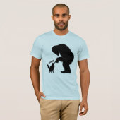 Bigfoot Speelse Langharige Kat Boop T-shirt (Voorkant volledig)