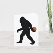 Bigfoot speelt basketbal kaart (Voorkant)