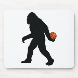 Bigfoot speelt basketbal muismat