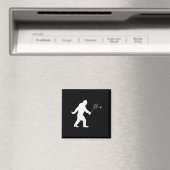 Bigfoot spelen Badminton Shuttle Funny Badminton Magneet (Insitu (Vaatwasser))