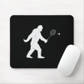 Bigfoot spelen Badminton Shuttle Funny Badminton Muismat (Met muis)