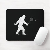Bigfoot spelen Badminton Shuttle Funny Badminton Muismat (Met muis)