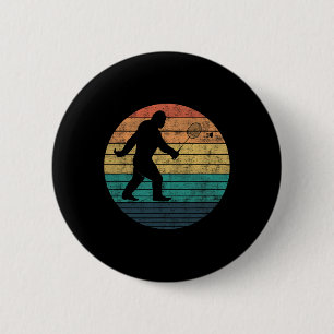 Bigfoot spelen Badminton Shuttle Funny Badminton Ronde Button 5,7 Cm