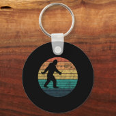 Bigfoot spelen Badminton Shuttle Funny Badminton Sleutelhanger (Voorkant)
