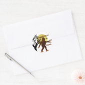Bigfoot Squatch is voor echte Moonlight Sticker (Envelop)