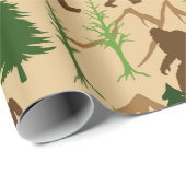 Bigfoot Squatchin op het verjaardagsfeest van de B Cadeaupapier (Rol Hoek)