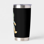Bigfoot Squatchy Retro 90s Stijl Geïsoleerde Drinkbeker (Links)