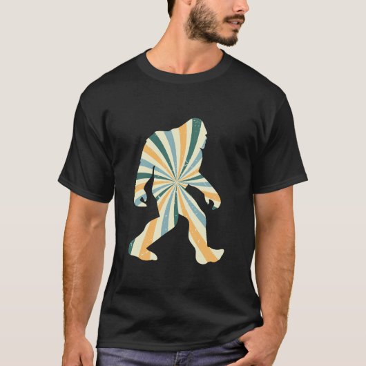Bigfoot Squatchy Retro 90s Stijl T-shirt (Voorkant)