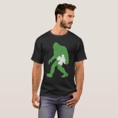 Bigfoot St Patrick's Day, Irish Bigfoot T-shirt (Voorkant volledig)