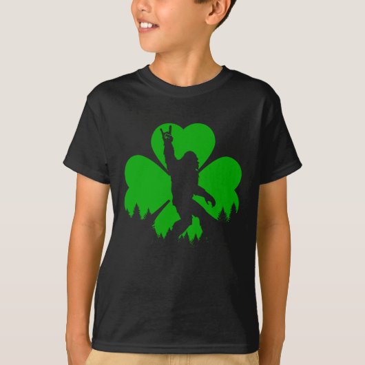 Bigfoot St. Patrick's Day T-shirt (Voorkant)