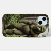 Bigfoot staand in Trees AI art Case-Mate iPhone Case (Achterkant (horizontaal))