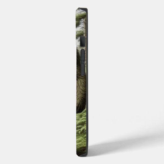 Bigfoot staand in Trees AI art Case-Mate iPhone Case (Achterkant / Links)