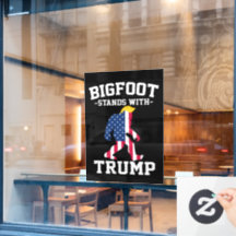 Bigfoot staat met Trump 2024 verkiezingen
